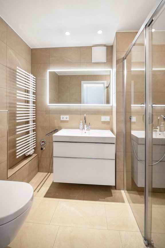 Additional shower bath