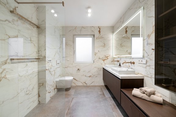 Renoviertes Tageslichtbad