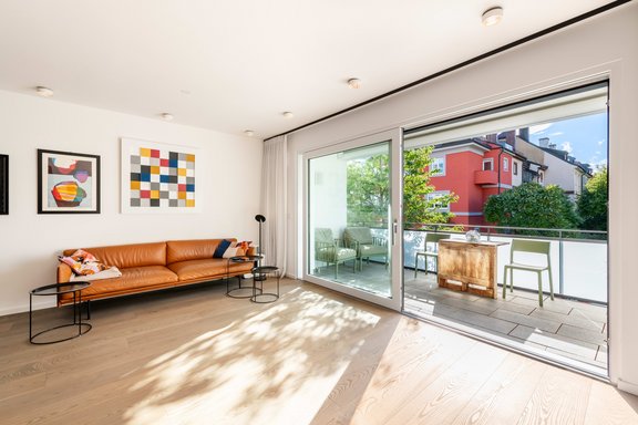 Outdoor-Oase mit Abendsonne