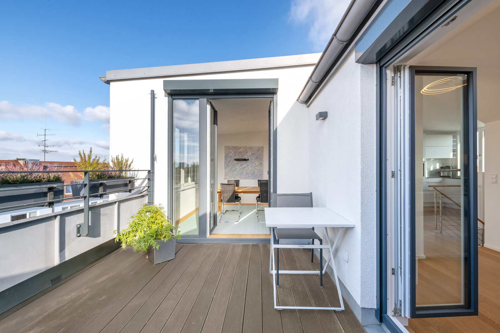 Dachterrasse im DG