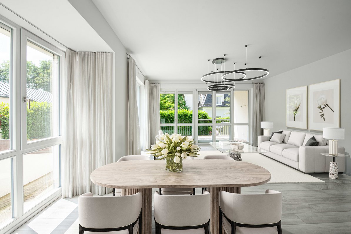 Sophisticated living (virtually furnished)