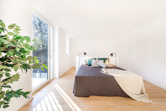 Geräumiges Schlafzimmer
