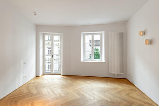 Bedroom with balcony