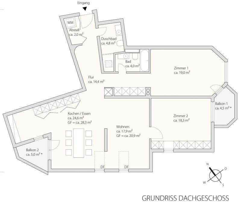 Grundriss 4 OG