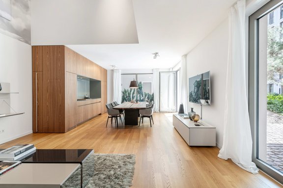 Essbereich mit Küche