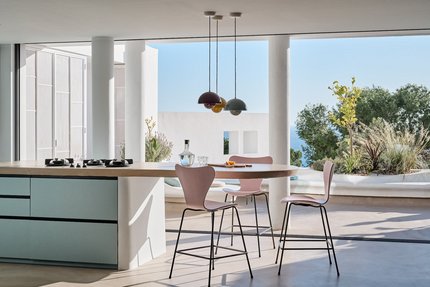 Offene Küche mit Tresen