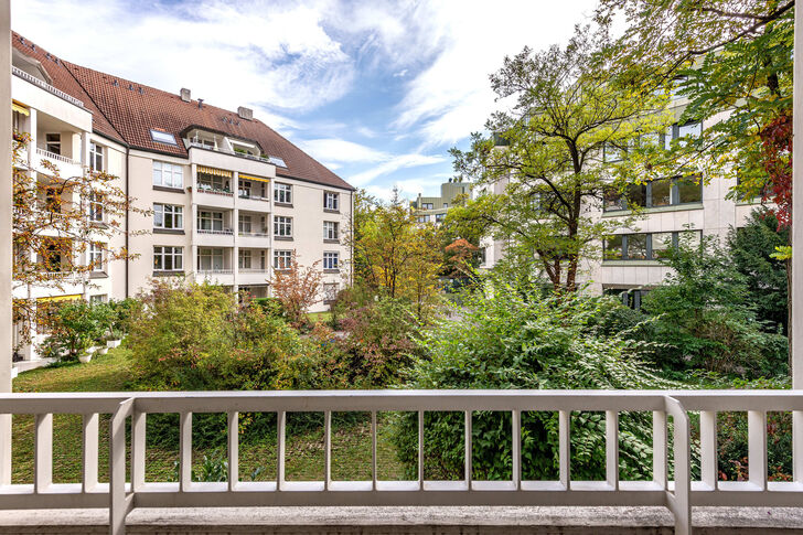 Ausblick in den Innenhof