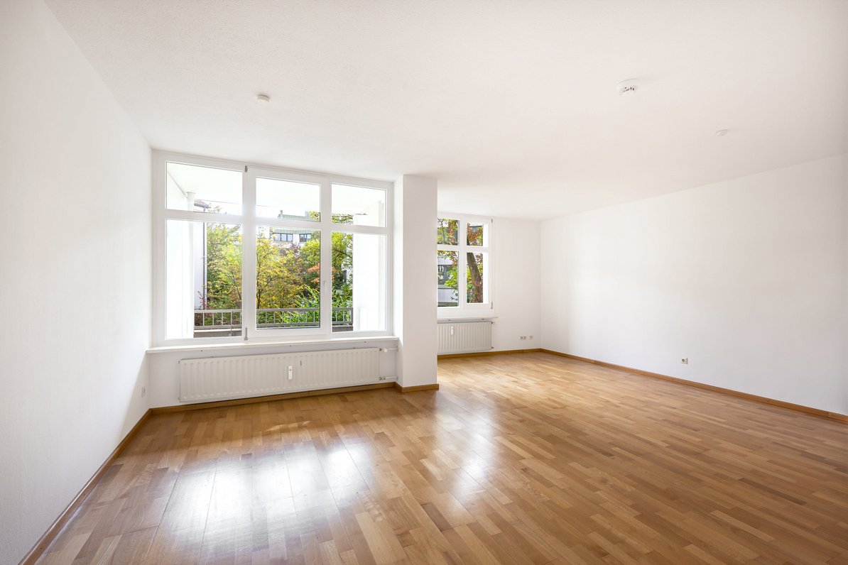 Living area with loggia to the south-east