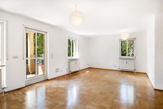 Living, dining area