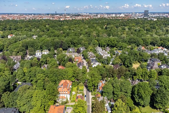Toplage im Herzogpark
