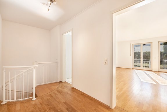 Wohnungsinterne Wendeltreppe