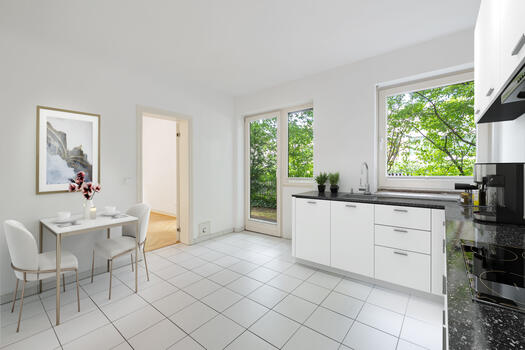 Spacious kitchen (visualization)