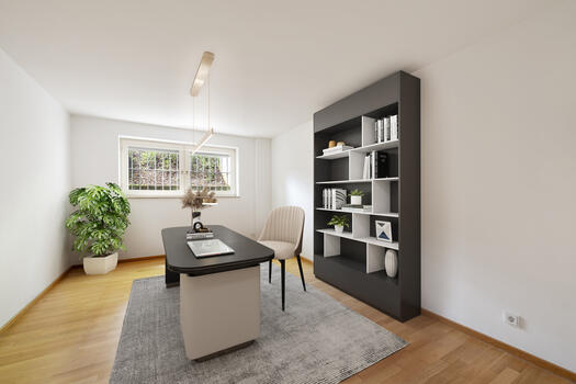 Well-lit hobby room (visualization)