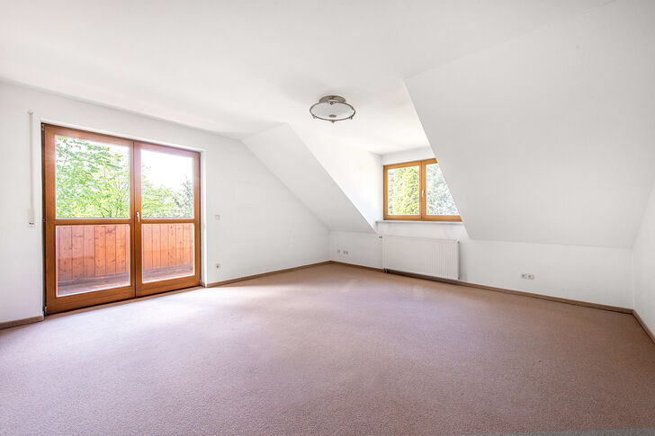 Zimmer im Dachgeschoss