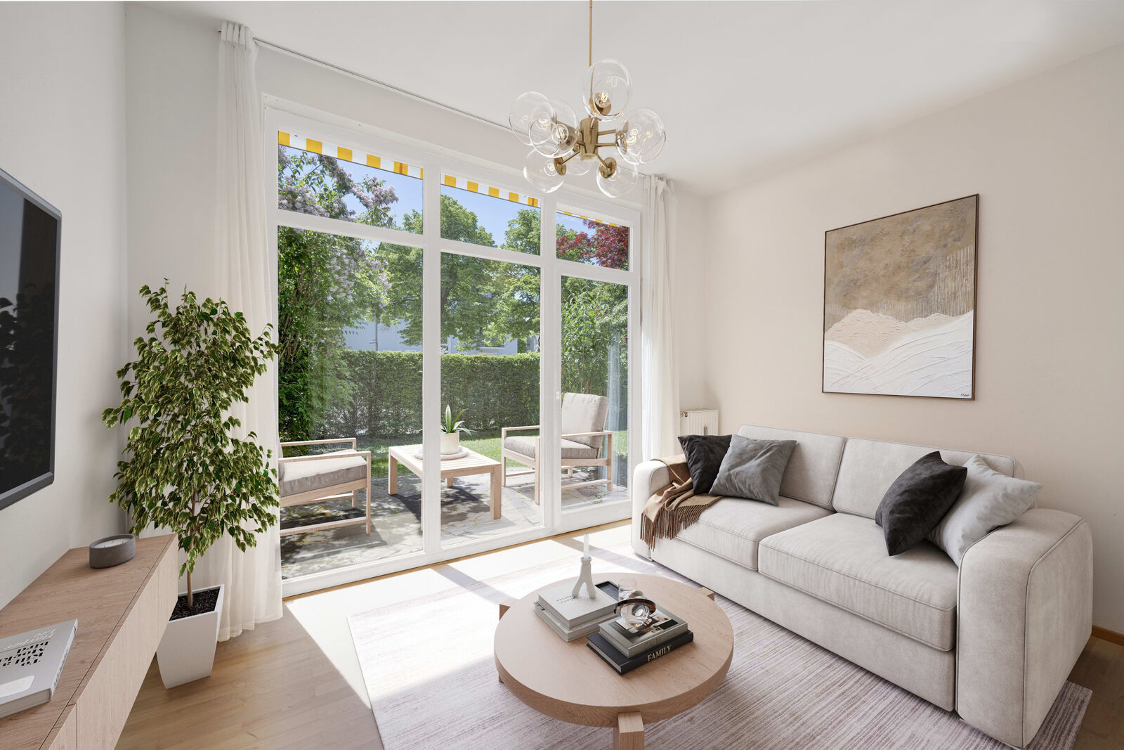 Wohnzimmer (visuell möbliert)