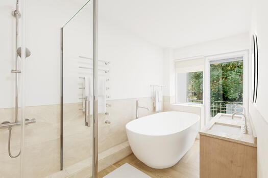 Bathroom en suite (visualized)