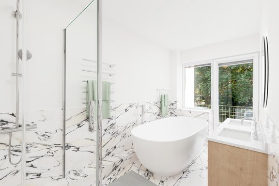 Badezimmer en suite (visualisiert)