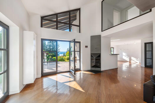 Living area with view