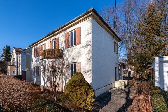 Stilvolle Südfassade