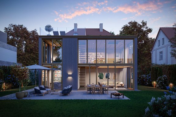 Anbau genehmigt (visualisiert)