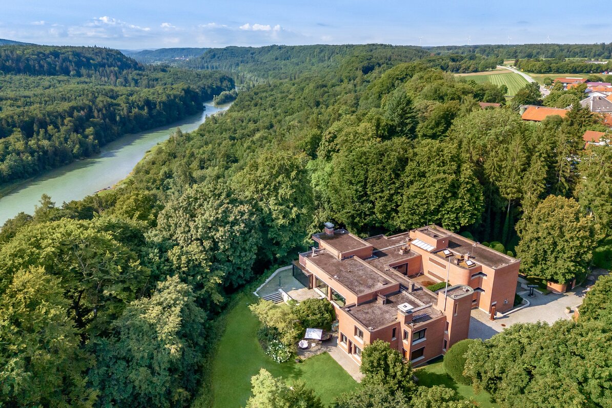 A unique location overlooking the Isar