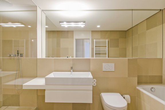 Timeless natural stone bathrooms