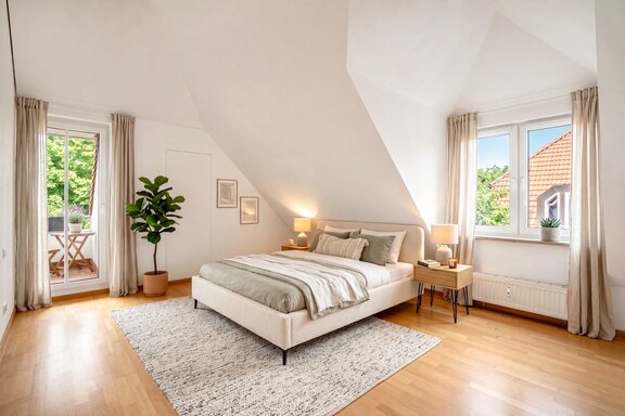 Schlafzimmer (visualisiert)