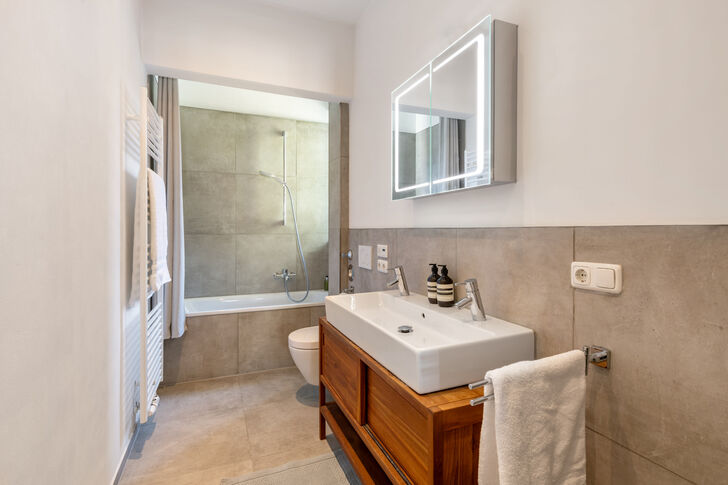 Modernized bathroom