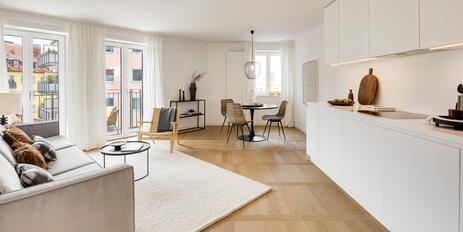 In Isarnähe: Hochwertig ausgestattete 2-Zimmer-Wohnung mit Balkon