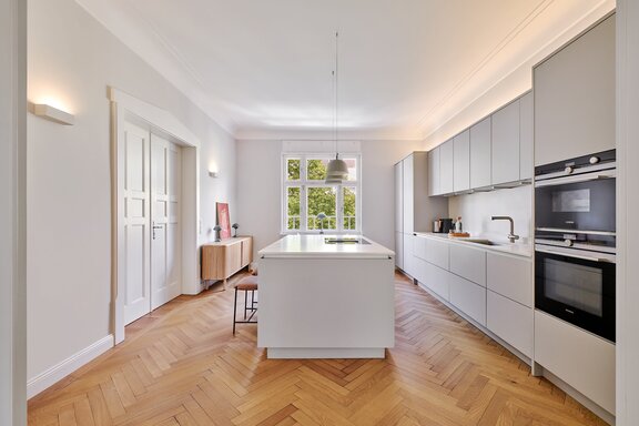 Perfekt geplante Design-Küche