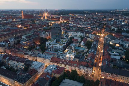 Abendstimmung Glockenbach