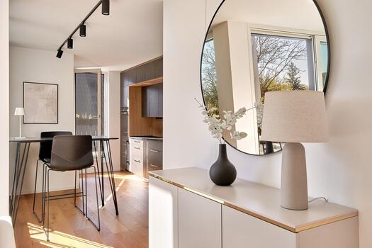 Stylish Living and Dining Area