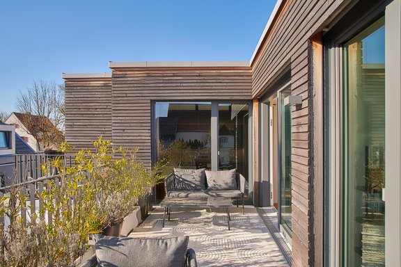 South-west roof terrace