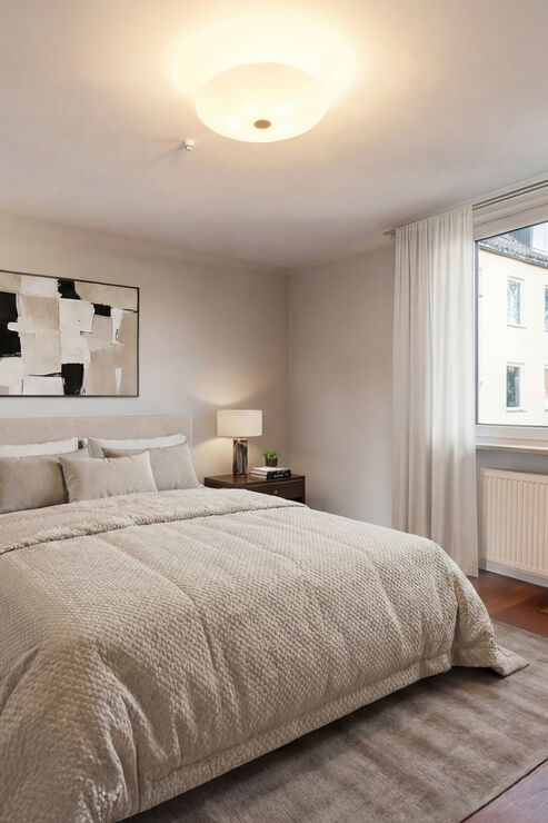 Schlafzimmer (virtuell möbliert)