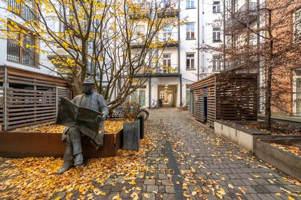 Einladender Hofbereich