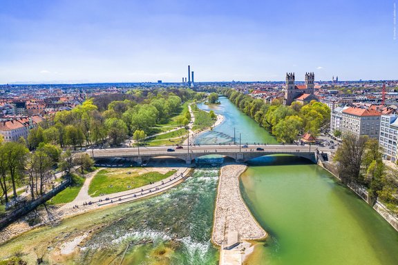 Nur wenige Gehminuten zur Isar
