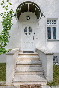 Charming house entrance