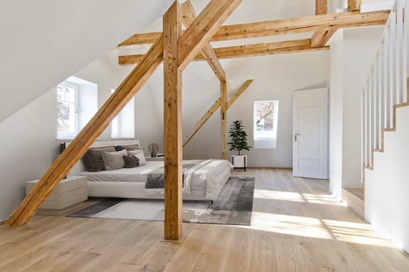 Lichterfüllter Masterbereich