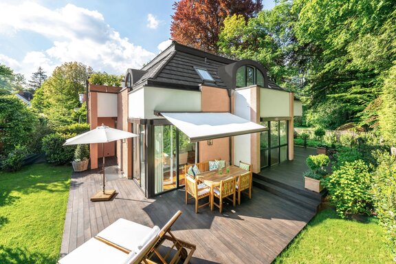 Garten mit Urlaubs-Feeling