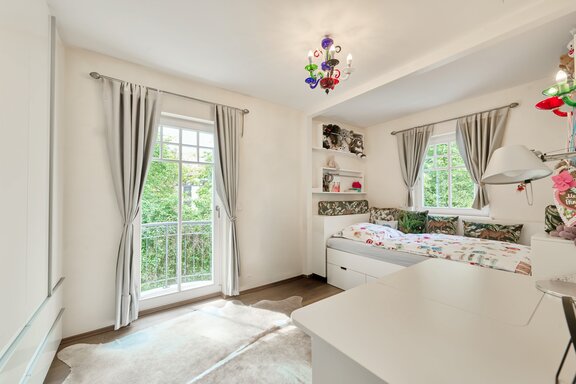 Children's room with balcony