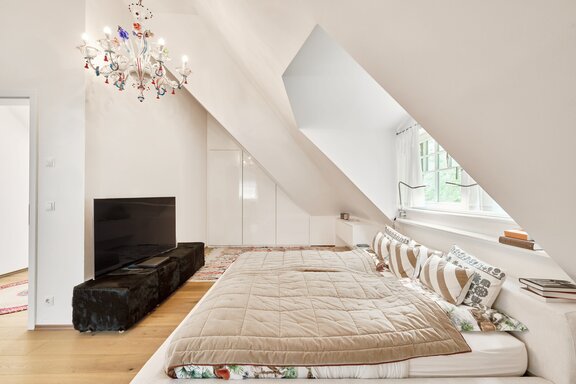Bright master bedroom