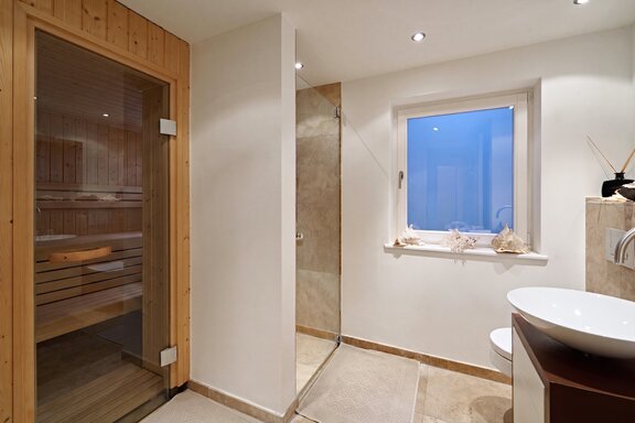 Sauna in the basement