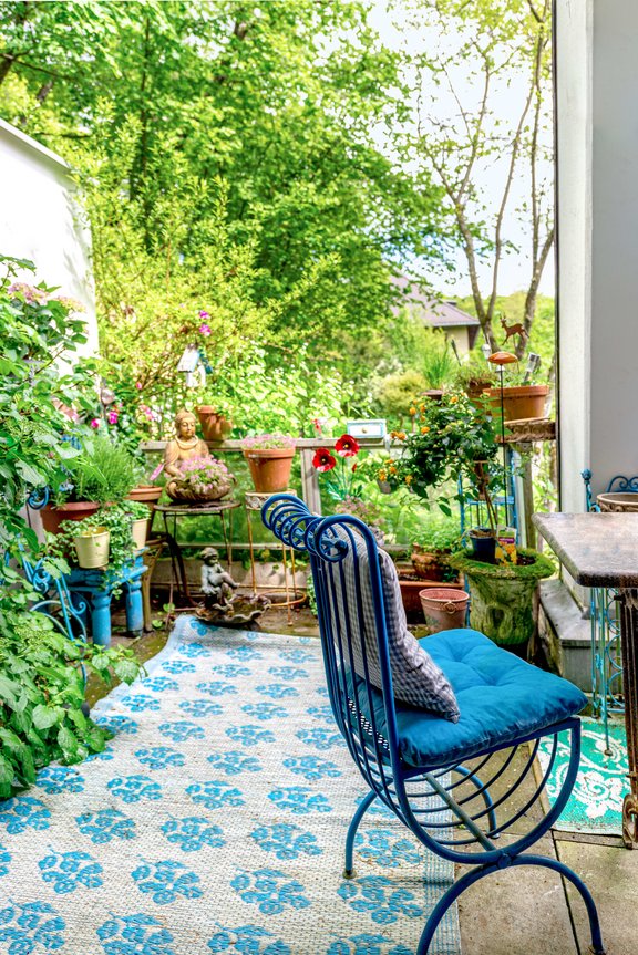 Terrasse mit Blick ins Grüne