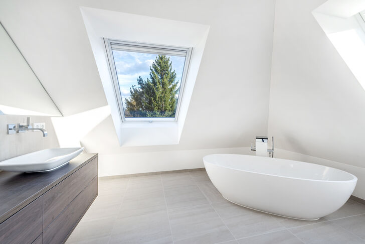 Freistehende Badewanne