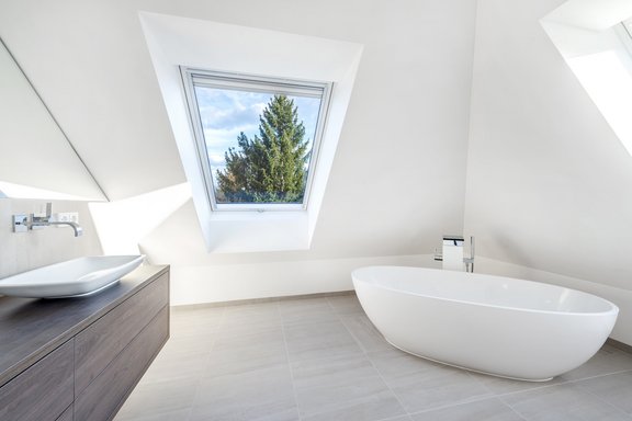 Freistehende Badewanne