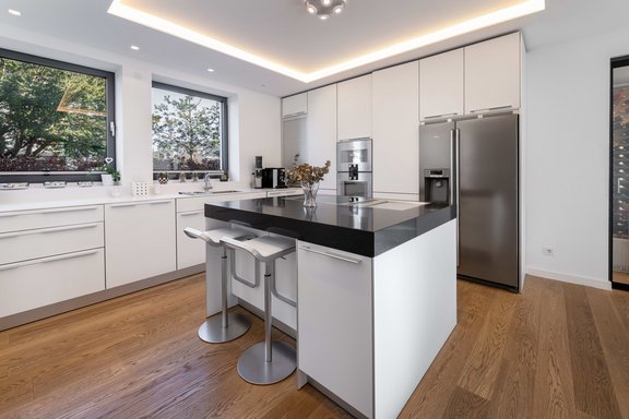 bulthaup-Küche mit Kochinsel