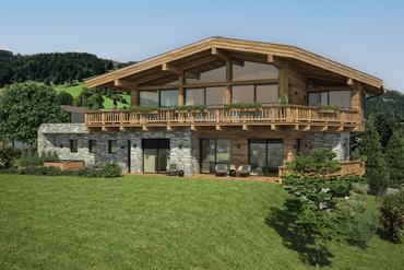 Kirchberg bei Kitzbühel – Grundstück mit Chalet-Baugenehmigung in Toplage fußläufig zum Skilift