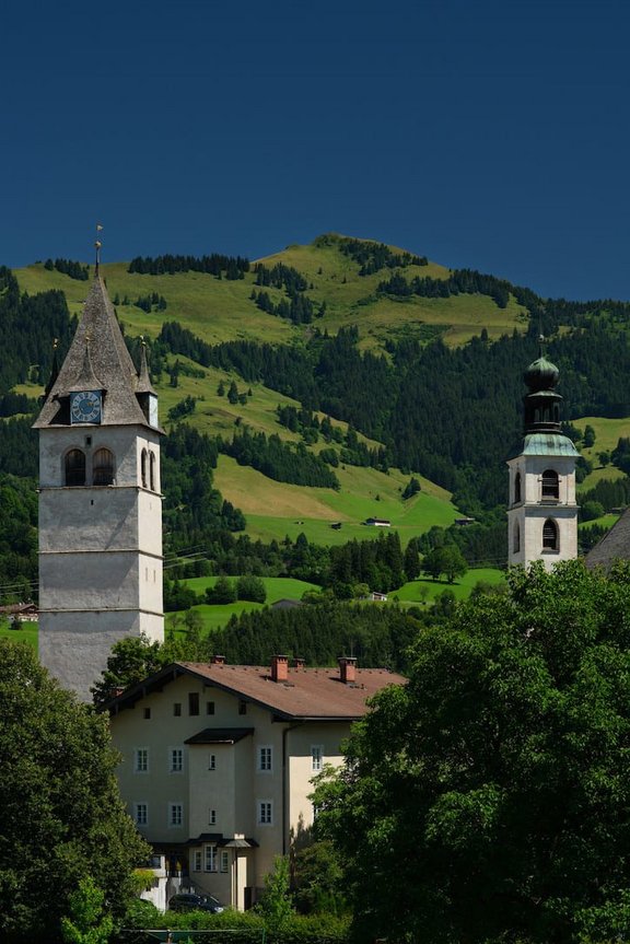 Ausblick über Kitzbühel