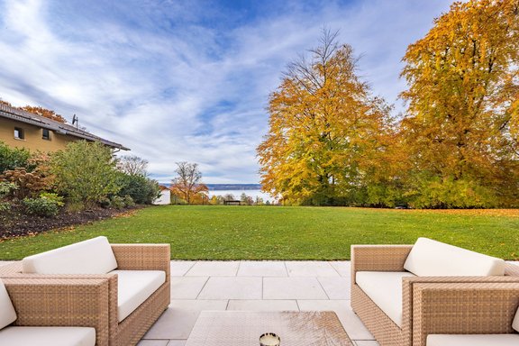 Idyllic terrace with far-reaching views