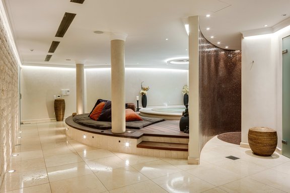 Spa oasis with sauna